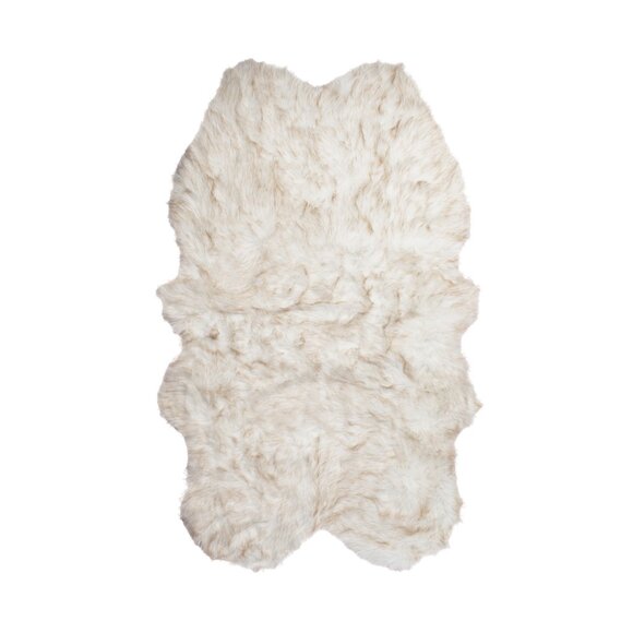 Luxe Home Decor Gordon Faux Sheepskin Quattro Rug1-Piecetan4'x'6